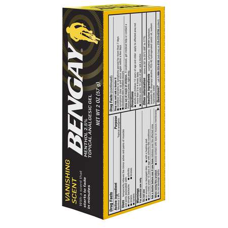 BENGAY Vanishing Scent Gel 2 oz., PK36 5108197